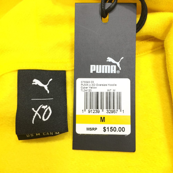 Puma X The Weeknd XO Oversized Hoodie Size XL - Picture 7 of 8